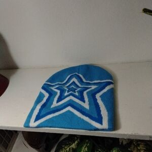 Blue Star Pattern Beanie